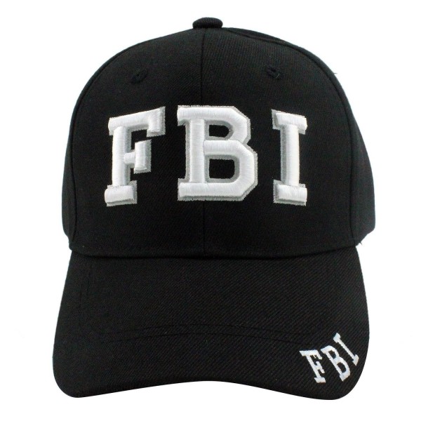 Enimay Law Enforcement Velcro Hat's (Many Different Departments) - Fbi Black - CH11SXBRT8B