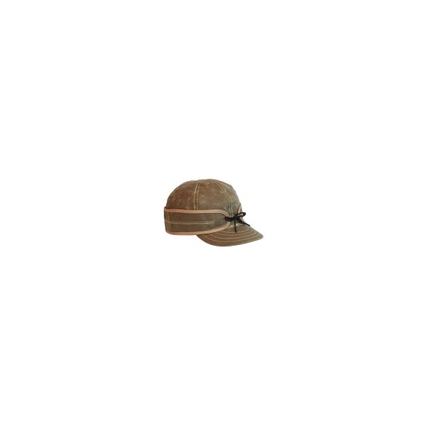 Stormy Kromer Men's The Waxed Cotton Cap - Field Tan - CY11GJ0BF4H