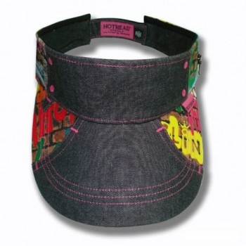 Hothead Visor Graffiti Black Denim in Men's Visors