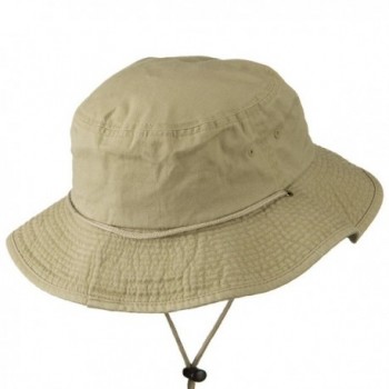 Size Washed Bucket Chin Cord in Men's Sun Hats