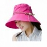 Women Beach Wide Foldable Bucket in Women's Sun Hats