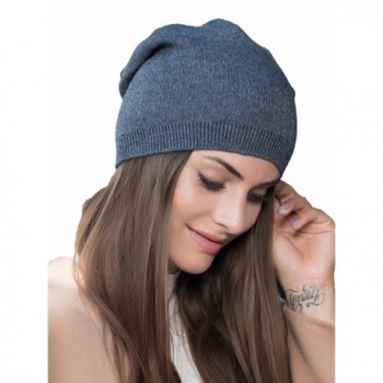 JOLLYCHIC Women's Loose Brief Rib Knit Dome Hat Beanie (Deep Grey) - CT186G59UXX