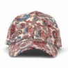 JOOWEN Floral Baseball Adjustable Paisley Red