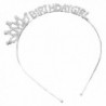 Rosemarie Collections Women's Rhinestone Birthday Girl Tiara Headband - CW11UCI5O5D