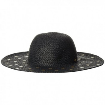 BCBGeneration Women's Heart Of Gold Floppy Hat - Black - CZ11JH6S2J1