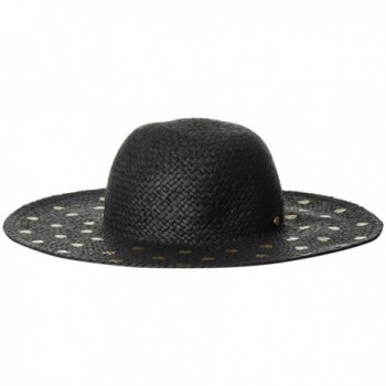 BCBGeneration Women's Heart Of Gold Floppy Hat - Black - CZ11JH6S2J1