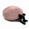 FADA Wool Felt Solid Berets Women French Beret 2017 Fashion Caps Xmas Gift - C-ballet Pink - CX1883YHM48