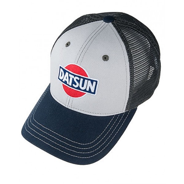 Genuine Nissan Datsun Tri-Tone Mesh Back Baseball Cap Hat - CO11M1QPD69