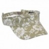 Magic Headwear Hawaiian Floral Pattern Visor (Khaki) - CM11ACNS1QV