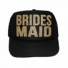 Bridesmaid Glitter Trucker Hat - C717YKE52NL