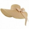 DRESHOW Womens Bowknot Floppy Foldable in Women's Sun Hats