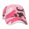 Rhinestone Washed Cotton Cap Pink Camo