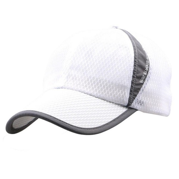 Bestpriceam Men Women Sun Hat Quick-dry Ventilation Baseball Cap - White - C012LYWVDNR