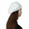 CapHouse Fine Ribbed Womens Angora Knit Winter Beanie Hat - Cream - CN11SPYJL4B