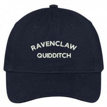 Trendy Apparel Shop Ravenclaw Quidditch Embroidered Soft Cotton Adjustable Cap Dad Hat - Navy - CW12O1I33XY