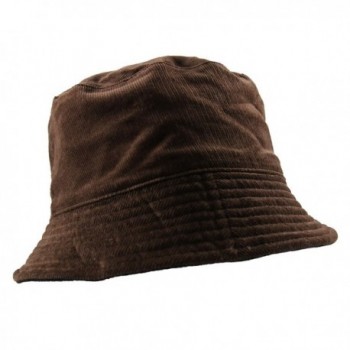 Ladies Suede Corduroy Reversible Bucket in Women's Bucket Hats