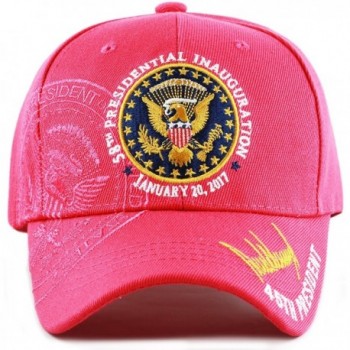 The Hat Depot Exclusive 58th Presidential Inauguration Signature 45th president cap - Fuchsia - CR17YCR22OL