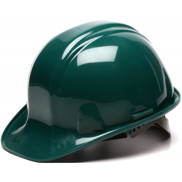 Pyramex Cap Style 6 Point Snap Lock Suspension Hard Hat - Green - C3114VZFUS9