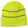 Big Accessories BA535 Men's Reflective Beanie - Neon Green - CR12BL01SJV