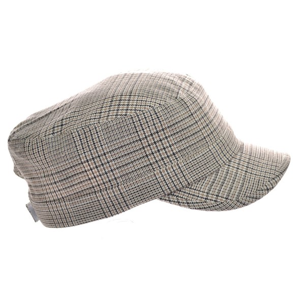 Peter Grimm Cadet Fashion Ladies Cap - Khaki Plaid - CG11OOXO0L1