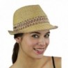 NYFASHION101 multicolored Weaved stingy Trilby