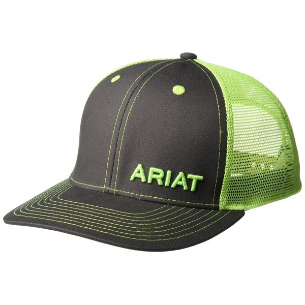 Ariat Men's Mesh Snap Back Hat - Green - CS12NT5J3WI