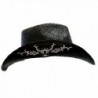 Black Cowboy Longhorn Western Hatband in Women's Cowboy Hats