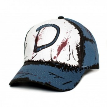 Clementine's Custom Blood Stain & Dirt Dead Zombies Cap Hat Unisex Slate - CV12O24U1M9