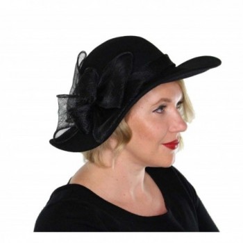Evelyn Bucket Vintage Cloche Flapper in Women's Bucket Hats