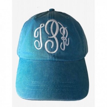 Womans Monogrammed Personalized Baseball Caribbean in Women's Baseball Caps