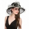 Saferin Organza Kentucky Wedding SF3 White in Women's Sun Hats