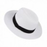 Gemvie Straw Fedora Trilby Panama in Men's Sun Hats
