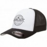 Koloa Surf Co. Premium Embroidered Thruster Logo Flexfit 6511 Truckers Caps - White-black Mesh With Black Logo - C312E36IW99