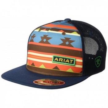 Ariat Men's Aztec Multi Flat Bill Cap - Multi/Color - C917YQC2N7S