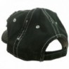 BlvdNorth Thin American Black Distressed in Women's Baseball Caps