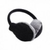 JOYEBUY Adjustable Unisex Knit EarMuffs Faux Furry Earwarmer Winter Outdoor EarMuffs - Black - C0185UENH87