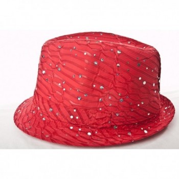 Sparkle Glitter Fedora Hat Society in Women's Fedoras