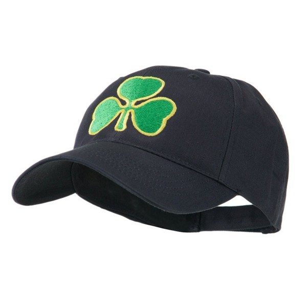 Clover St.Patrick's Day Embroidered Cap - Navy - CE11FOOXRGN