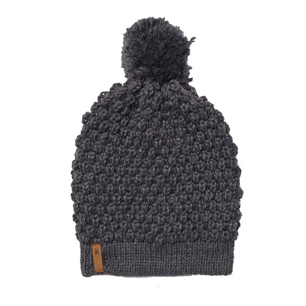 Krochet Kids Abby Beanie Fair Trade Hat - Heather Grey - CZ12899I7A9