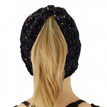 Raylarnia Beanie Chunky Trendy Ponytail