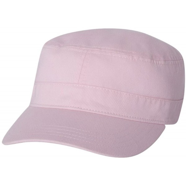 Joe's USA Cotton Twill Corps Hat Military Hat Fidel Cap - Light.pink - CP12MAK97PK