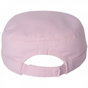 Joes USA Cotton Military Hat Light Pink in Women's Baseball Caps
