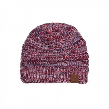 ScarvesMe CC Americana Multi Color Metallic Ribbed Beanie - Multi - C112K7GATFD