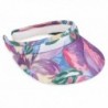 Town Talk 3" Floral Paintings Comfort Clip-On Visor (5699) - CL182S76IDN