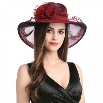 Womens Organza Fascinator Kentucky Wedding in Women's Sun Hats