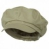 Big Size Cotton Newsboy Hat - Khaki (For Big Head) - CU1172V52HN