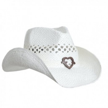 Womens Cowboy Heart White Size