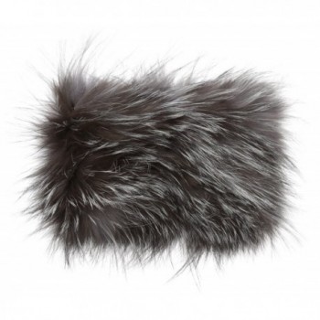 La Fiorentina Women's Fur Headband - Gray - CG12E2RZFHB