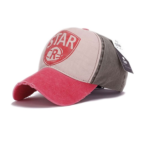 King Star Summer Outdoor Women Adjustable Baseball Cap - Pink - CP12CFPU7IT