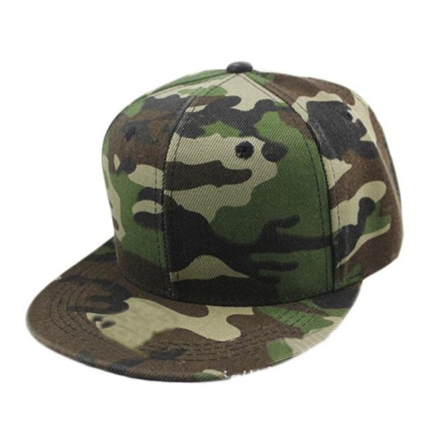 OutTop Unisex Baseball Cap Snapback Caps Hip Hop Hats [Camouflage] - A_green - CQ12O41GT0C